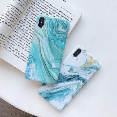 China Marble Stone TPU Printing Premium Soft TPU Pattern Flexible IMD Bumper Phone Case For iPhone XS Max for sale