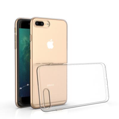 China TPU For iPhone 8 Plus Case Thin TPU Crystal Clear Custom Phone Cover Transparent Rubber For iPhone 7 Plus for sale