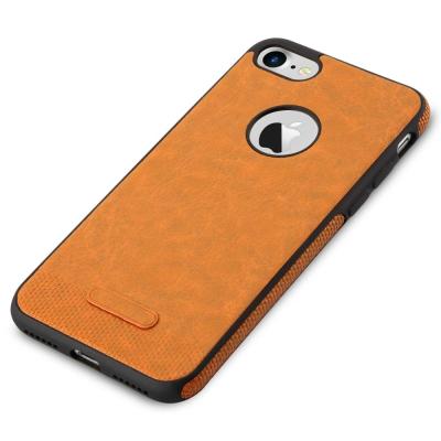 China New Arrivals PU Cell Phone Accessories For iPhone 8 PU Leather Back Cover Mobile Phone Case For iPhone 7 11 for sale