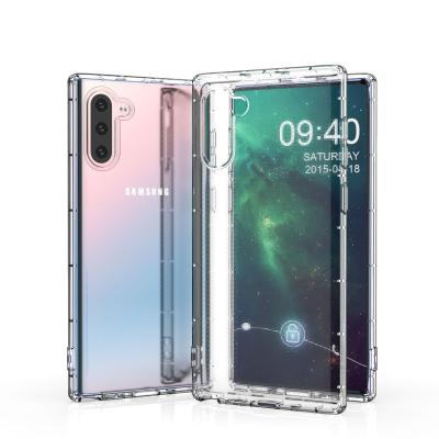 China Ultra Thin Clear TPU Phone Case For Samsung Galaxy Note 10 for sale