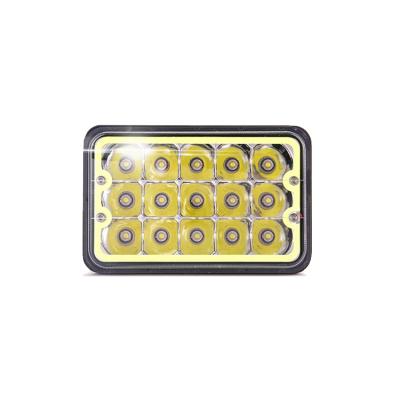 China Good natural light /flashing 2021 sale factory price 4x6 headlamp Yzh-Gzd-044/W- R Dc 12~65V led work lamp for sale