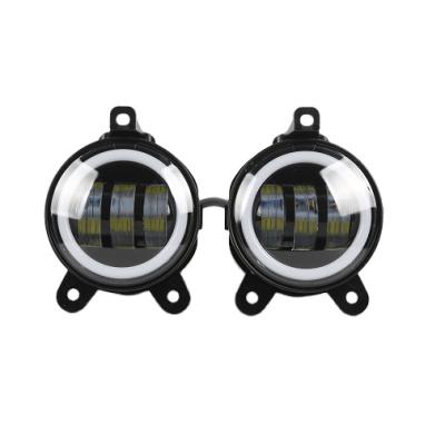 China Hot Selling 2021 Ring Project High Quality Auto Lens Halo Dc12-80V Normal Dc12-80V Led Car Lamp 3.5inch Fog Light for sale