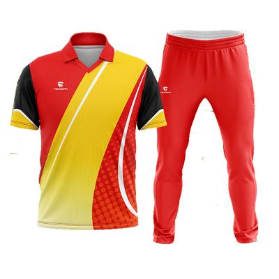 China Wholesale Custom Printed Sublimated Function Cool Dry Polyester Cricket Wear New Design Cricket Tank Tops Premium for sale