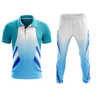 China Function Cool Dry Polyester High Quality Mens Cricket Shirt Fully Sublimated for sale