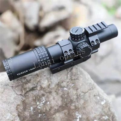 China BS1-5X24 Short HD Quickly Range Wide Field Performance Optics Scope 1-5X24 for sale