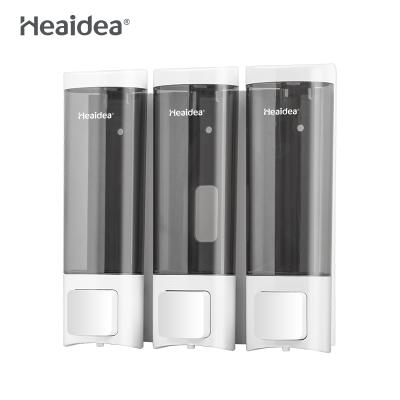 China Heaidea Modern Security with Key Lock Semi-opaque Bottle Gold Soap Dispenser CD-3013D for sale