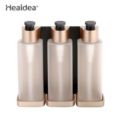 China Foam Triple Liquid Plastic Soap Dispenser Heaidea Wall Mount Hand Soap Dispenser for sale