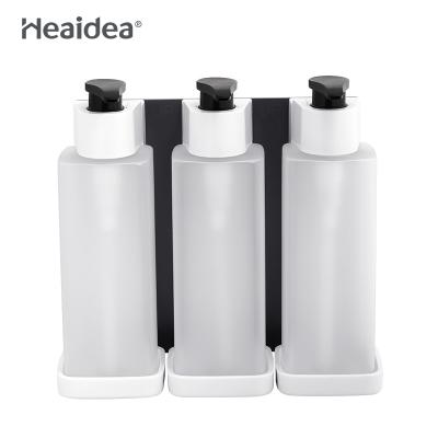 China Heaidea Modern High Pressure Wall Mounted Plastic Lotion Soap Dispenser Manual Triple Liquid Soap Dispenser for sale