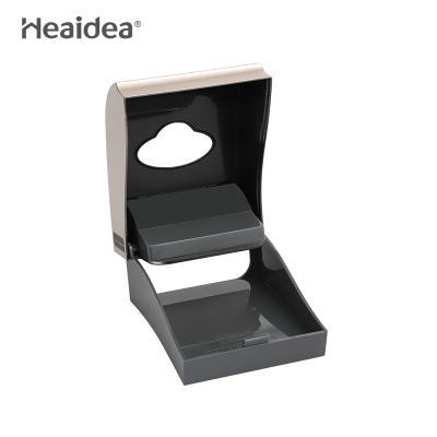 China Minimalist Heaidea High Grade Luxury Hotel Tissue Paper Desktop Tissue Paper Dispenser CD-8198B for sale