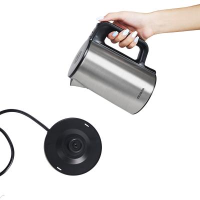 China Heaidea 0.6L Degree Base Portable Water Kettle Stainless Steel 360 Rotation Electric Kitchen Water Jugs for sale