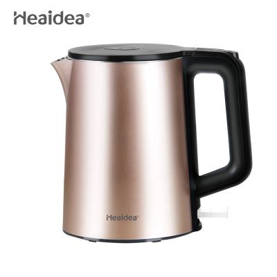 China 360 Rotation Hotel Guest Room OEM Heaidea Degree Base Stainless Steel 0.8L Auto Cut Electric Kettle for sale