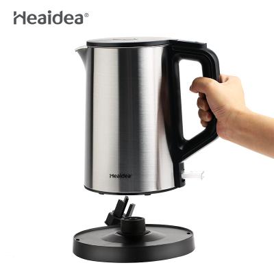 China Price 1 L Home Appliances Stainless Steel Water Well 360 Degree Rotation Base Heaidea Electric Kettle for sale