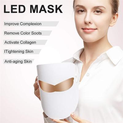 China Removal pigment luz anti acne terapia de luz facial massage de luz de mascarilla de Portatil led face beauty therapy LED light facial mask for sale