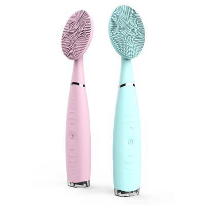 China USB 3 Modes Silicone Facial Cleansing Brush Pore Remover Silicone Brush Waterproof Full Face Deep Cleansing Brush for sale