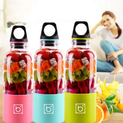 China Household Newly Design Household Fruit Juicer Blender Portable Fruit Blender Four Six Blades USB Mini Juicer Blender for sale