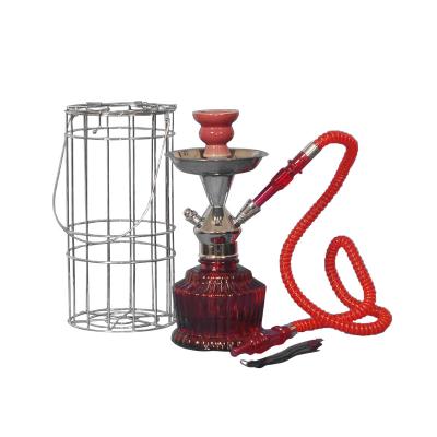 China Durable China Factory Wholesale Multicolor Square Base Tumblers Hookah Portable Unity Mini Small Sheesha Hookah for sale