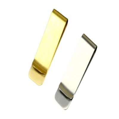 China Customized High Quality Long Lasting Cast Metal Silver Aluminum Clip For Wallet for sale