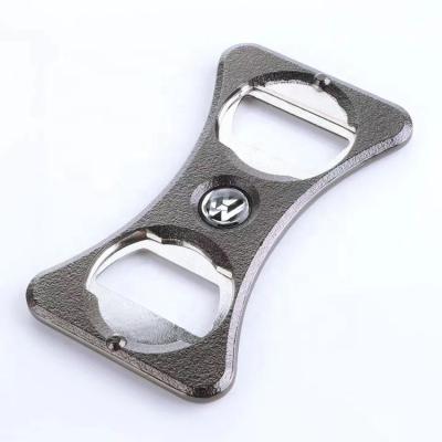 China Factory Durable Logo Engraved Metal Bottle Opener custom made wholesale for home kitchen for sale