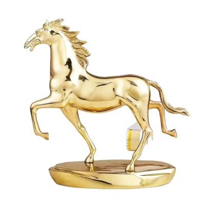 China China Hot Selling Product Pressed Engraving Gold Metal Animal Ornaments For Home Ministry for sale