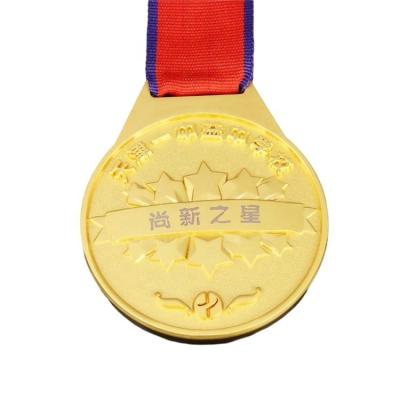 China Europe Custom Design Polishing Souvenir Metal Basketball Medals With Ribbon for sale