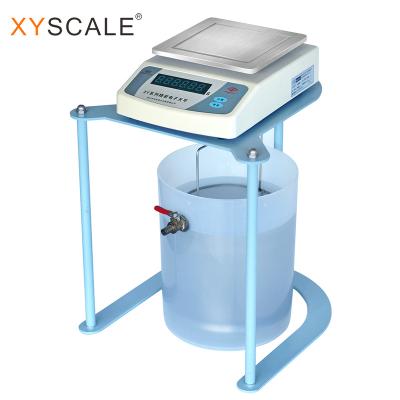 China 2100g 2kg 0.1g Density Hydrostatic Balance With LCD Display Electronic Precision Scale Machine 160x160mm for sale