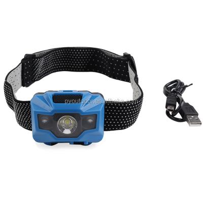 China 2018 Rechargeable USB Camping Led Super Bright Waterproof Headlamp for sale