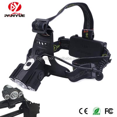 China Hot Selling Super Brightness Camping 5000lm Adjustable 4 Modes Led USB Rechargeable Torch Headlamp for sale