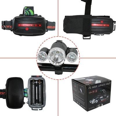 China 2020 Hot Sale Amazon Amazon High Power 1800 Lumen LED Headlight Emergency Headlamp Camping for sale