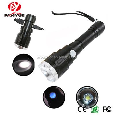 China Industrial High Quality Factory Price 1000lumens USB Torch Handheld Output and Input Led Rechargeable Torch Flashlight for sale