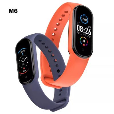 China MP3 Playback Customized RoHS M6 Fitness Tracker Sports Smart Watch Wristband Mi6 Wireless Smart Band IP67 Wristband Health Smart Wristband for sale