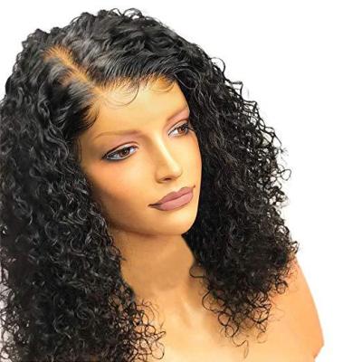 China Wholesale Short Curly Human Hair Wigs Transparent Virgin Hair Lace Front Wig For Women Human Wigs for sale