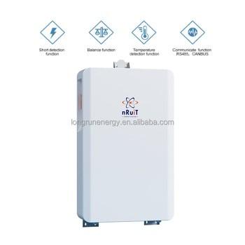 China nRuit 9kWh LiFePo4 Solar Batteries Power Wall Battery with RS485 BOX for Home Solar Energy Storage NRuit-9kWh for sale