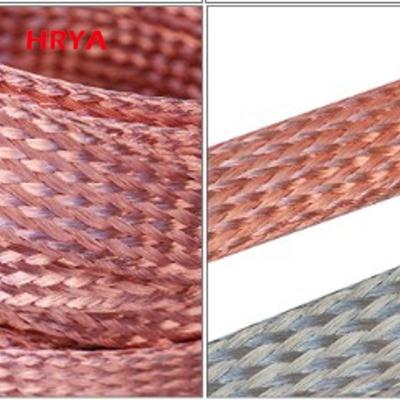 China Air High Temperature Resistance Flexible Electrical Wires Tinned Copper Braid for sale