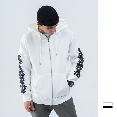 China 2021 Anti-wrinkle Fashion Men/Women Couple Hooded Applique Hoodies Jackets Crossover Hip Hop Sweatshirt for sale