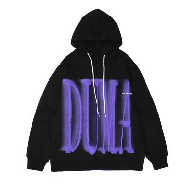 China Wholesale Custom Anti-wrinkle Pullover Hoodie 700gsm 80/20 Long String Hoodies Unisex Streetwear Hoodie for sale