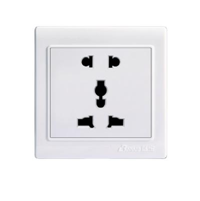 China Recessed Multi-Function Receptacle 5pin Electrical PC Residential / Multi-Purpose Socket for sale