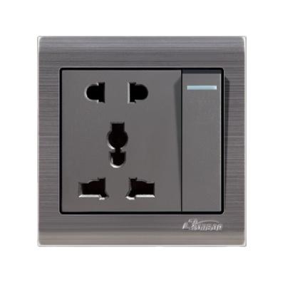 China New LK6050 86 Type Residential/Multipurpose Model Switch Electrical Outlet for sale