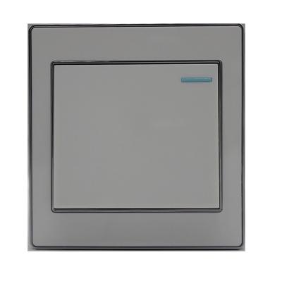 China Sleek Chrome Silver Edge Wall Switch for sale