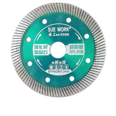 China Factory round diamond saw blade ultra-thin ceramic tile and turbine diamond saw blade thickening for sale