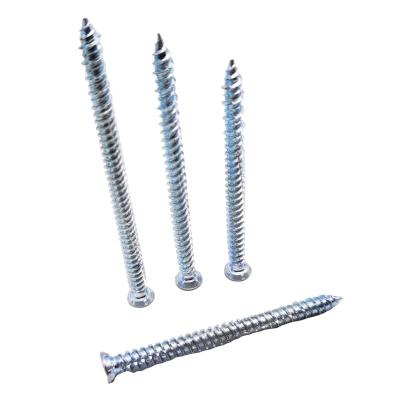 China m8x1.5 round head sliver plating high quality concrete screws screws Archimedes screw for sale