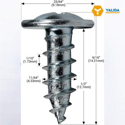 China Phillips Truss Head Screws Truss Round Head Plating Zinc Tapping Screws for sale