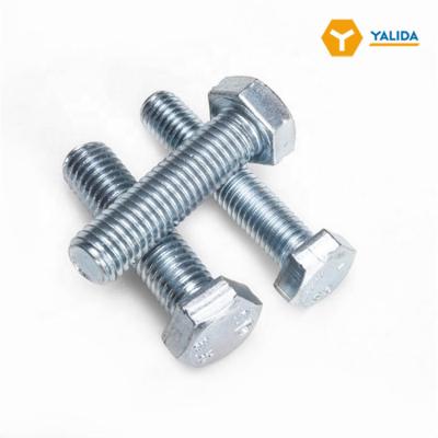 China Steel Heavy Duty HEX Ribbon Screws Raw Material Hex Bolts And Nuts Grade 4.8 8.8 10.9 DIN931 DIN933 for sale