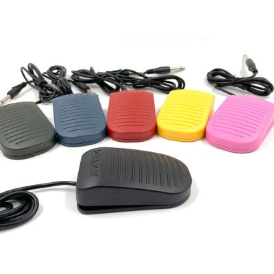 China Tattoo Foot Pedal Kissure Tattoo Foot Pedal With AC Cord Plastic Tattoo Foot Switch Power Accessories For Tattoo Power Supply for sale