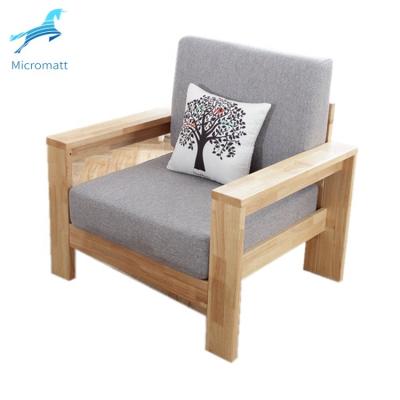 China Wholesale Removable Customizable Furniture Nordic Removable Living Room Wooden Color Style 1 Seater Single Cover Sofa for sale