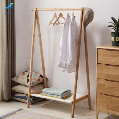 China 2020 New Style Japanese Style Living Room Furniture Solid Wood Solid Wood Coat Rack Environmental Light Color for sale