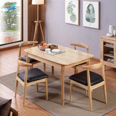 China Factory wholesale price modern simple modern solid wood dining table 160cm solid wood dining table in low price for sale