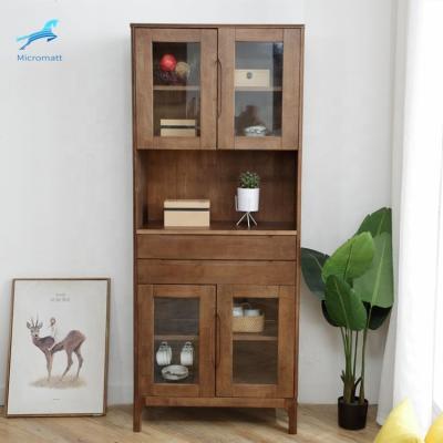 China Good quality and solid wood price solid wood cabinet wine side dining cabinet with cheapest price for sale