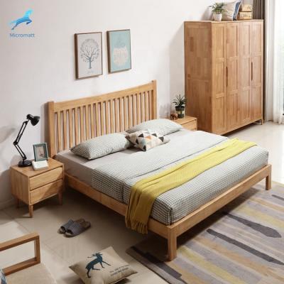 China 2020 Hot Selling Eco-friendly Ins Style Environment Wood Eco-friendly Home Color 150cmx200cm Double Bed for sale