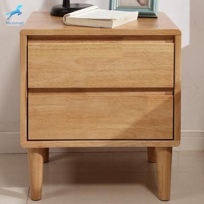 China 2020 Hot Selling Solid Wood Solid Wood Furniture Japanese Style Storable Log Color Bedroom Bedside Table for sale