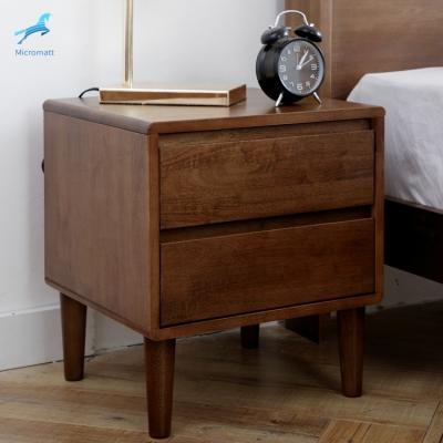 China Customizable Brown Color Solid Wood Wooden Storage Bedroom Furniture Solid Wood American Style for sale